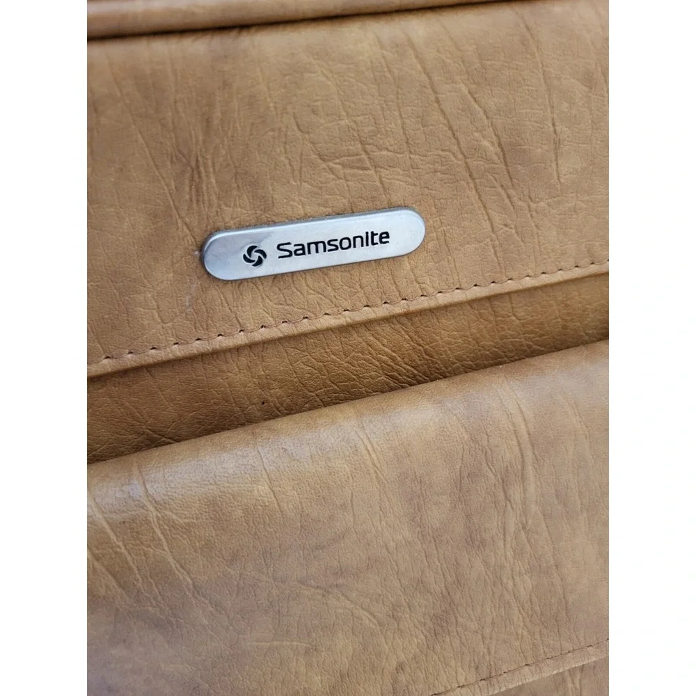 Vintage Samsonite Cordoba Messenger Bag Carry-on Luggage Suitcase Strap Leather